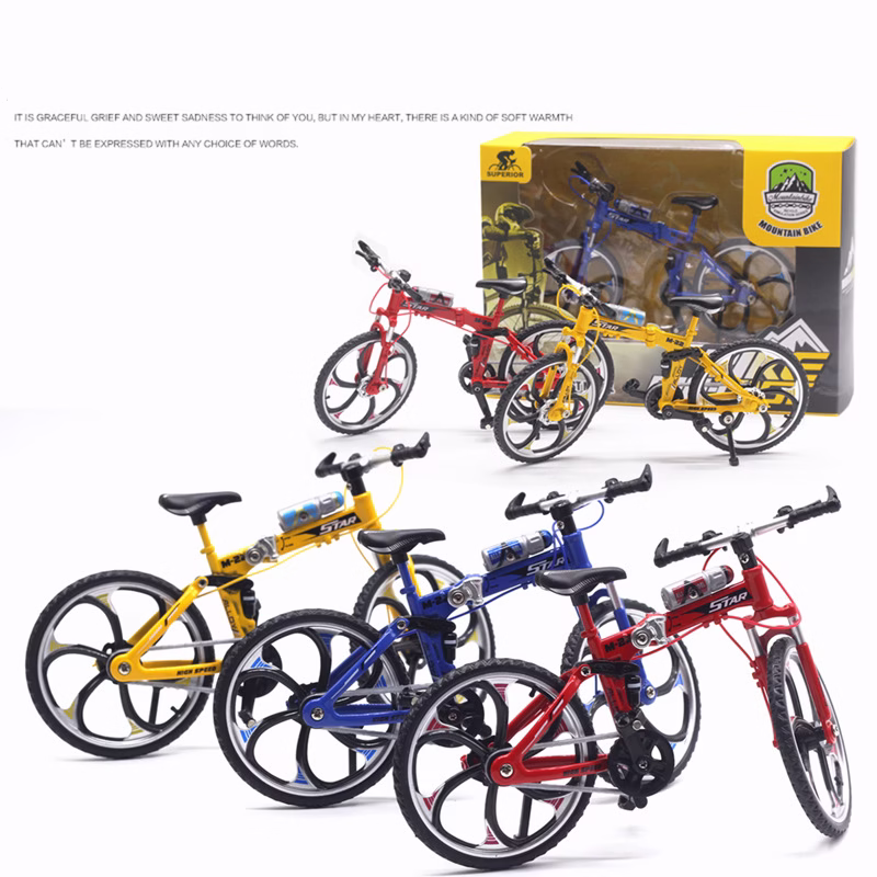 1:10 álblanda samanbrjótanleg hjólamódel leikfang fyrir börn - Image 4