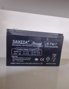 Battery 12V7Ah/20HR