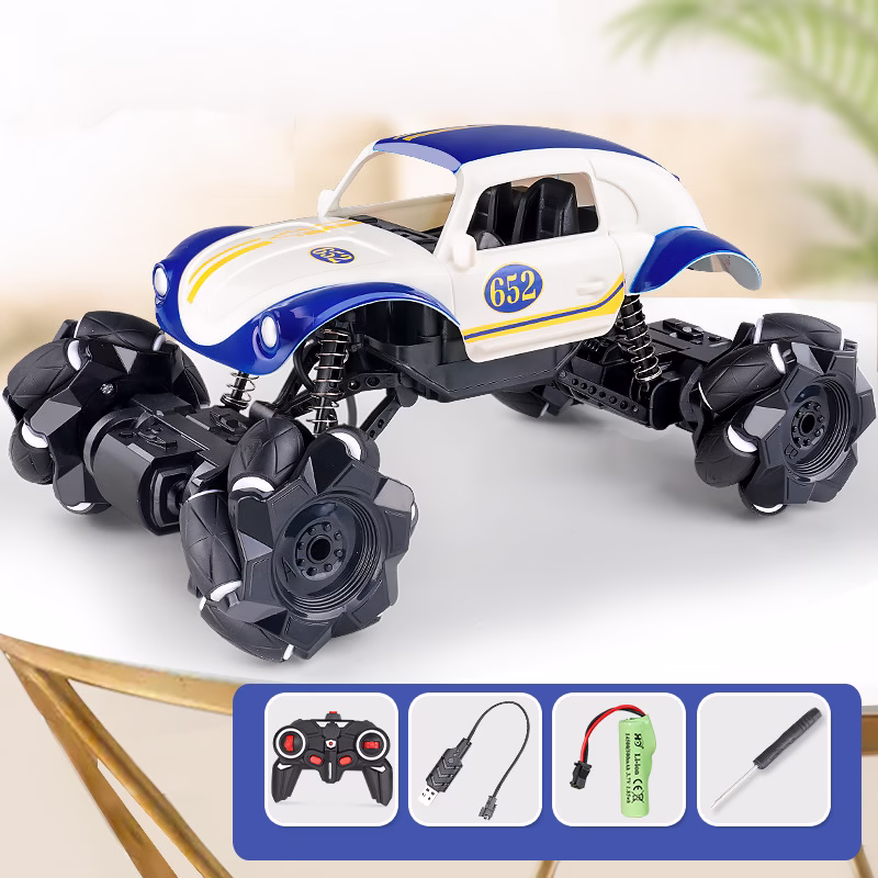 2.4G fjarstýrður jeppi, fjórhjóladrifinn klifur- og brellubíll, hraðadrif RC leikfangabíll - Image 15