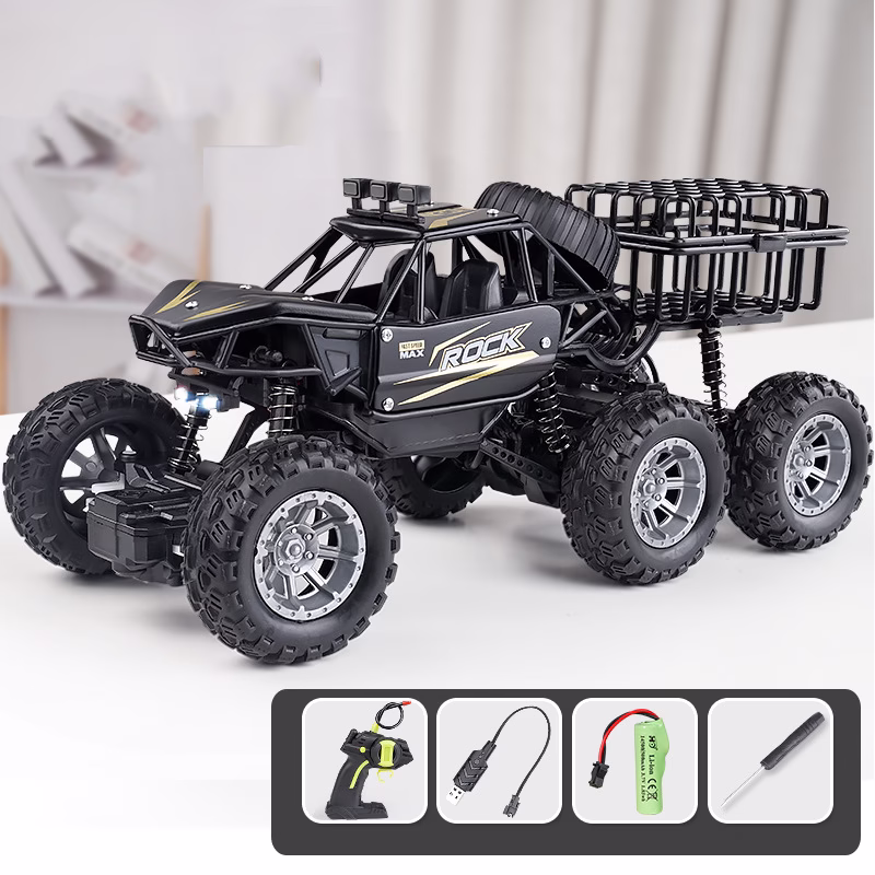 2.4G fjarstýrður jeppi, fjórhjóladrifinn klifur- og brellubíll, hraðadrif RC leikfangabíll - Image 14