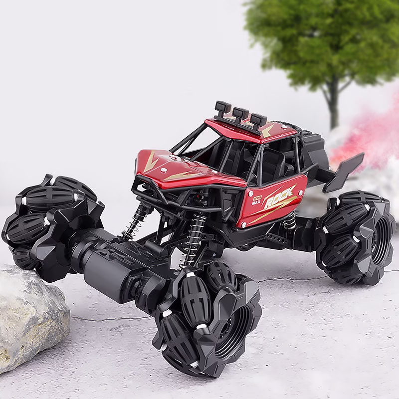 2.4G fjarstýrður jeppi, fjórhjóladrifinn klifur- og brellubíll, hraðadrif RC leikfangabíll - Image 2