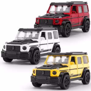 TikTok-vinsæll leikfangsbíll, upptrekkjanlegur die-cast bíll úr málmblendi